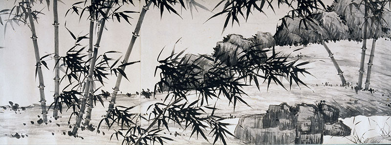 Bamboo under Spring Rain